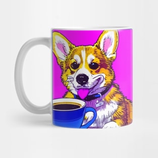 Corgi And Coffee Mug